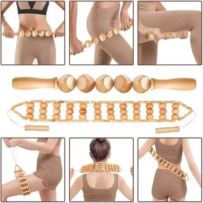 6pcs Wooden Massager Kit